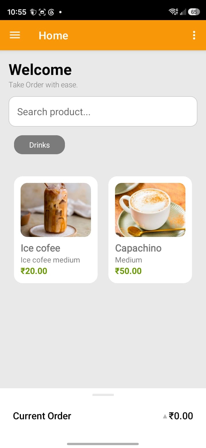 Zeeza POS screenshot
