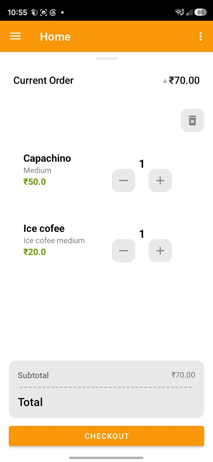 Zeeza POS screenshot